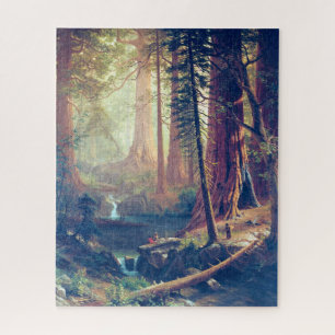 Puzzle Arbres séquoias géants de Californie Albert Bierst
