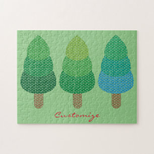 Puzzle Arbres verts boisés Thunder_Cove