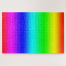 Puzzle arc-en-ciel couleur dégradé