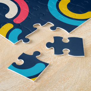 Puzzle Arc-en-ciel courbé