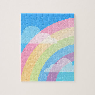 Puzzle Arc-en-ciel en pastel