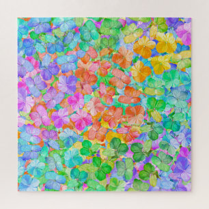 Puzzle arc-en-ciel Hydrangea Fleurs Jigsaw Puzzle