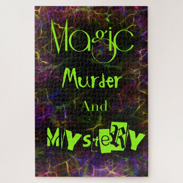 Puzzle Arc-en-ciel : magie, meurtre et mystère (Vertical)