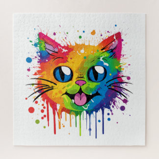 Puzzle arc-en-ciel Splat Cat
