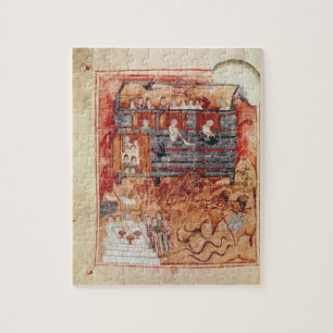 Puzzle Arche de N.A.L 2334 fol.10v Noé, de 'De Tours Pen