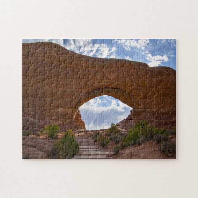Puzzle Arches Rock Formation Utah. (Horizontal)
