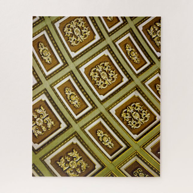 Puzzle Architecture Brown et verte (Vertical)