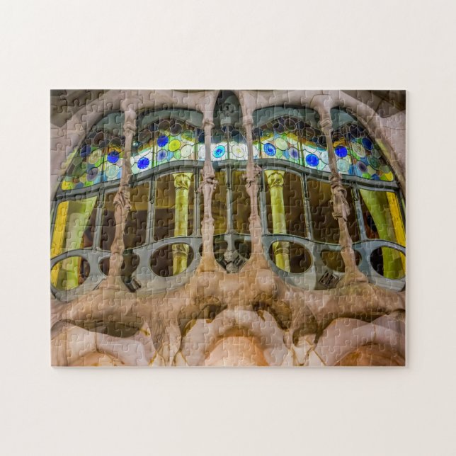 Puzzle Architecture de Gaudí Barcelone. (Horizontal)