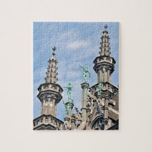 Puzzle architecture sur Grand Place à Bruxelles, Belgique
