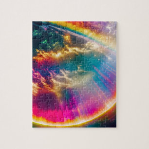 Puzzle Arcs-en-ciel Lumière à travers les nuages dans Sta