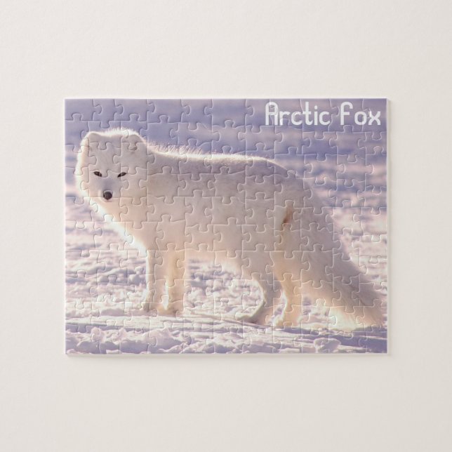 Puzzle Arctic fox (Horizontal)