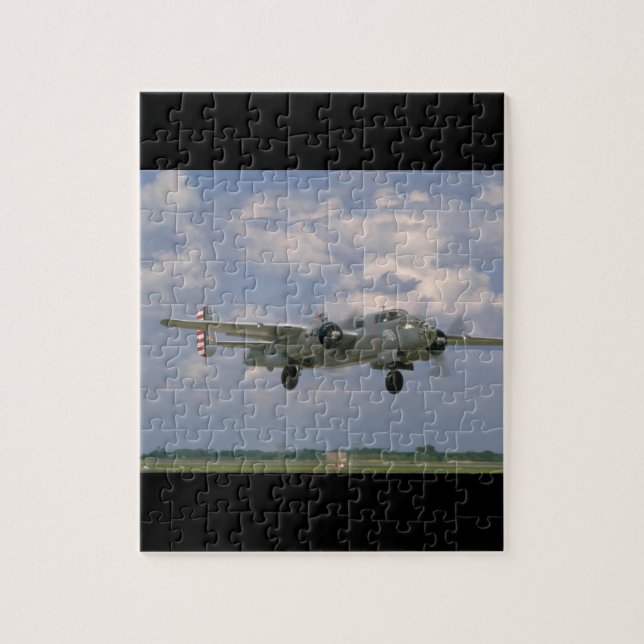 Puzzle Argent B25. (plan;b25_Plans 2ÈME GUERRE MONDIALE (Vertical)