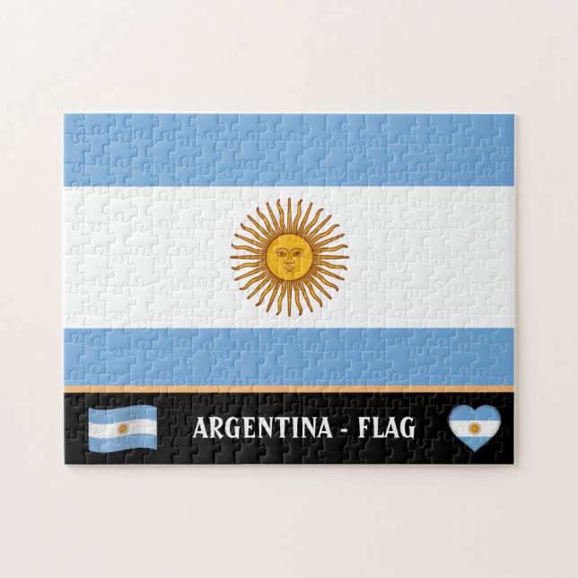Puzzle Argentine Drapeau et Argentine / Argentine (Horizontal)