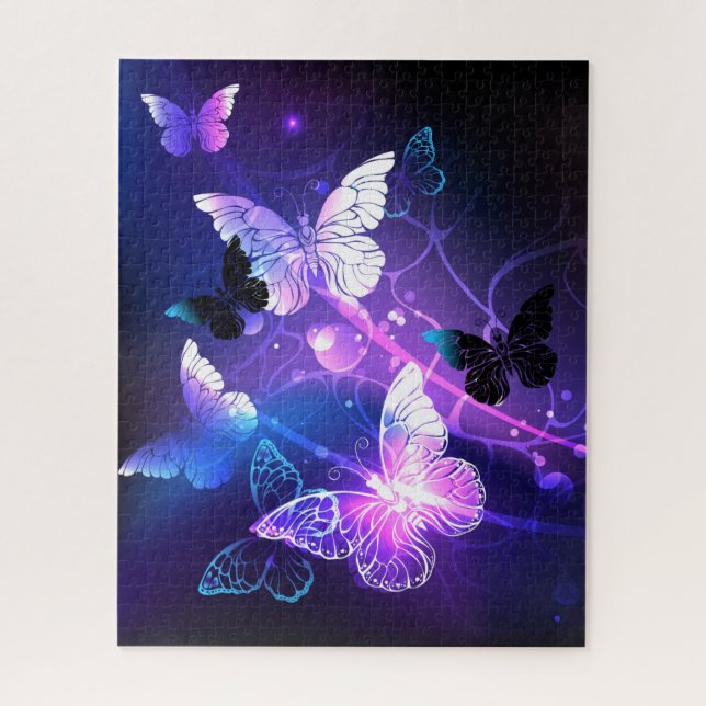 Puzzle Arrière - plan avec papillons de nuit (Vertical)