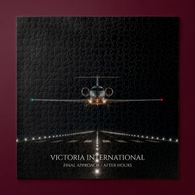 Puzzle Arrivée de jet de luxe exécutif après les heures (Créateur téléchargé)