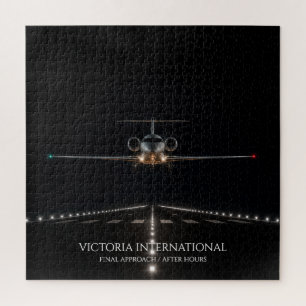 Puzzle Arrivée d'un jet de luxe exécutif après les heures