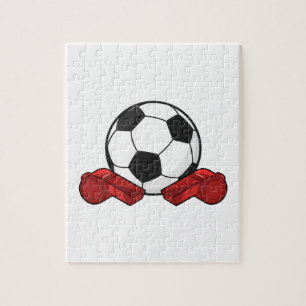 Puzzle Arrivée sifflet & balle de football