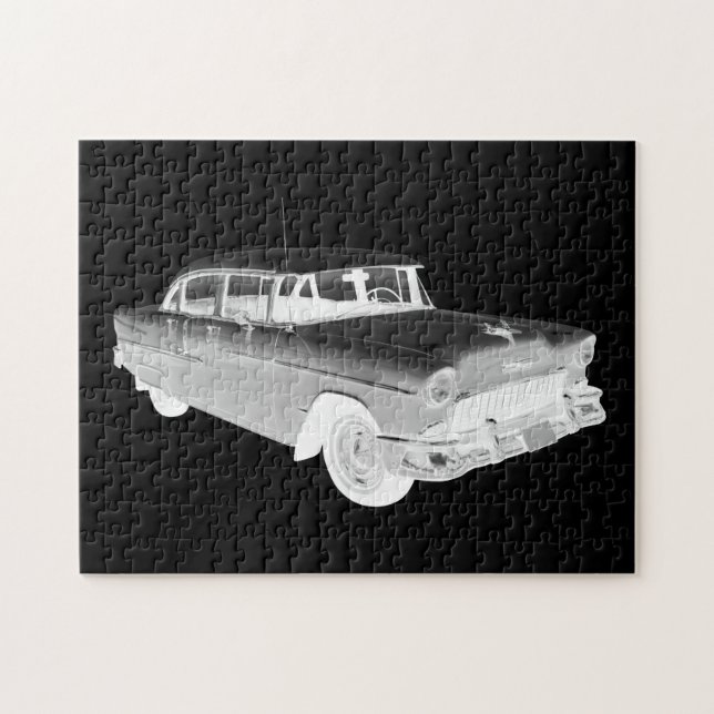 Puzzle Art 1955 classique de voiture de Bel Air de (Horizontal)