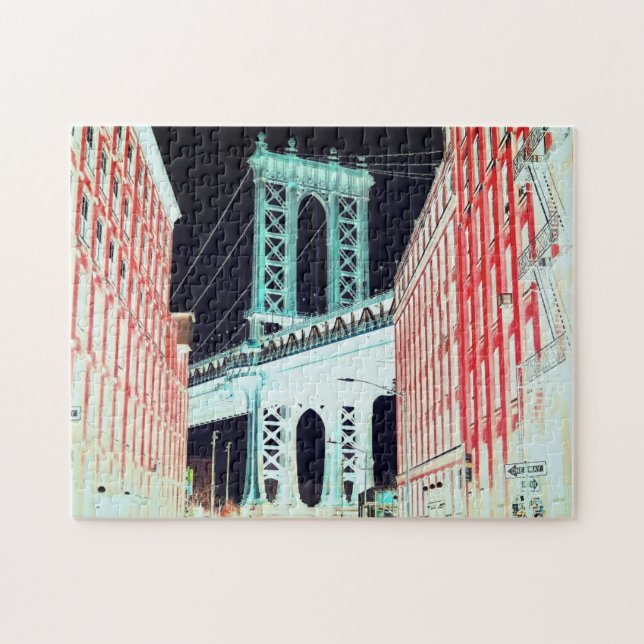 Puzzle Art Abstrait / George Washington Bridge New York (Horizontal)