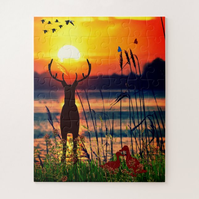 Puzzle Art Abstrait Nature 16"x 20", 56 pièce (Vertical)