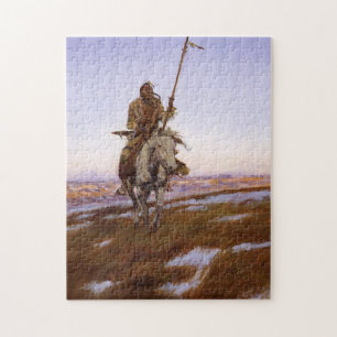 Puzzle Art amérindien Cree Charles M Russell
