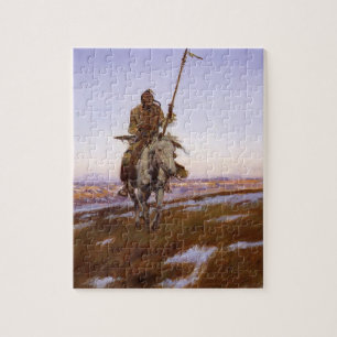 Puzzle Art amérindien Cree Charles M Russell