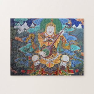 Puzzle art bouddhiste du dzong