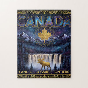 Puzzle Art céleste de la nature du Canada cosmique