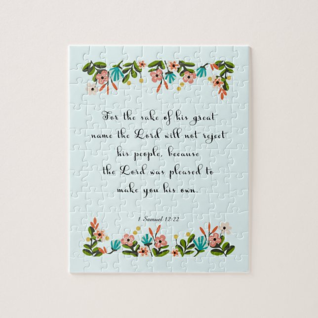 Puzzle Art chrétien frais - 11h13 de Luc (Vertical)