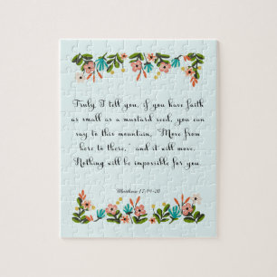 Puzzle Art chrétien frais - 17h19 de Matthew - 20