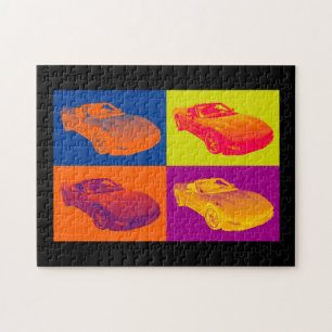 Puzzle Art de bruit convertible de voiture de muscle de