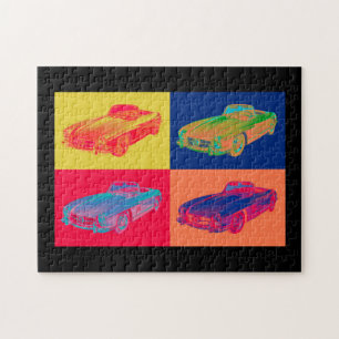 Puzzle Art de bruit convertible du benz 300 SL de