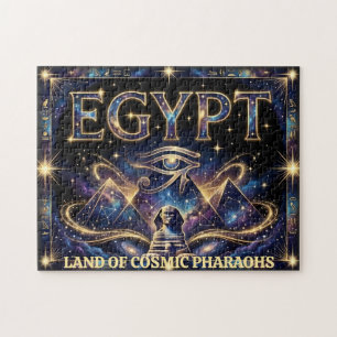 Puzzle Art de la pyramide cosmique de l'œil d'Horus égypt