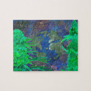Puzzle Art de mauvaise herbe le monde par le ©TeddyArt