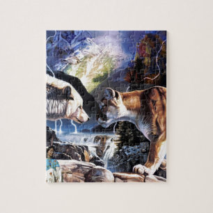 PUZZLE ART DE NATIF AMÉRICAIN