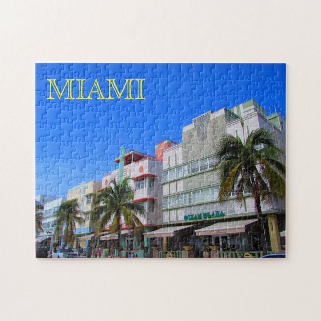 Puzzle Art déco de Miami Beach (Horizontal)