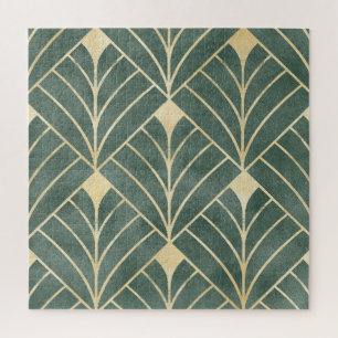 Puzzle Art déco d'or : Style Luxueux et sans couture