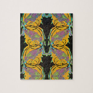 Puzzle Art Déco vintage jazz pochoir sauterelles de jardi