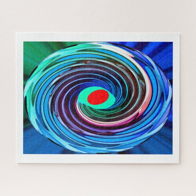 Puzzle Art des points chauds rouges (Horizontal)