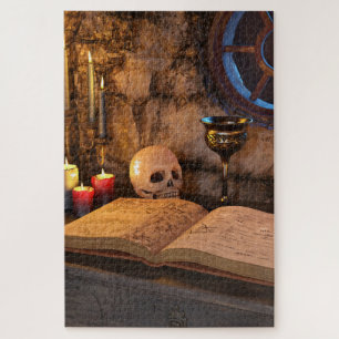 Puzzle Art d'étude à la bougie de l'académie sombre gothi