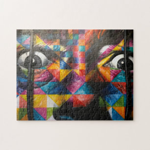 Puzzle Art facial multicolore