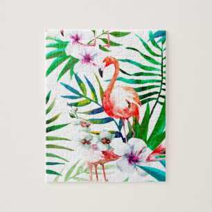 Puzzle Art flamand tropical