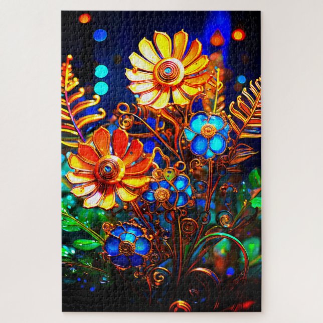Puzzle Art floral (Vertical)