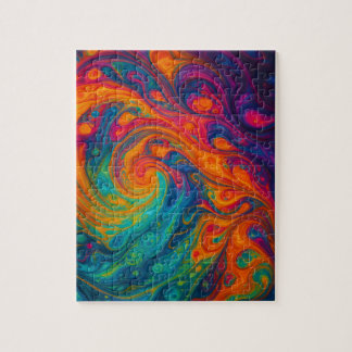 Puzzle Art fluide et vif