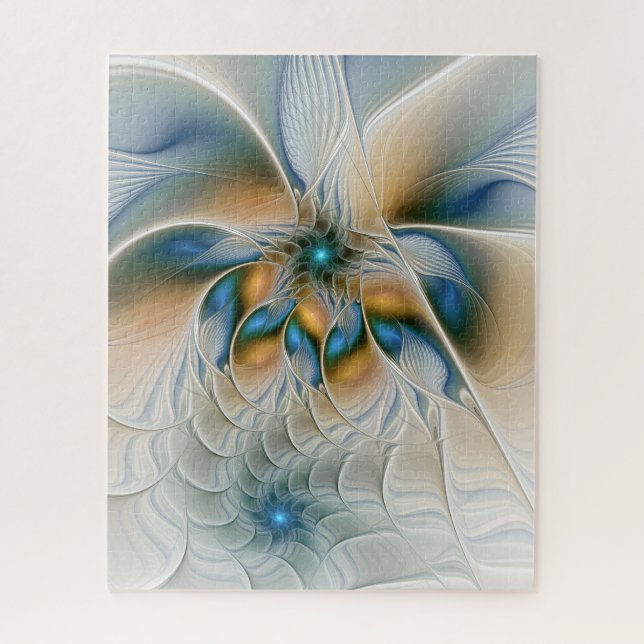 Puzzle Art Fractal De L'Imaginaire Abstrait En Plein Esso (Vertical)