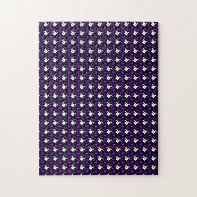 Puzzle Art Gemstone, vert et violet (Vertical)