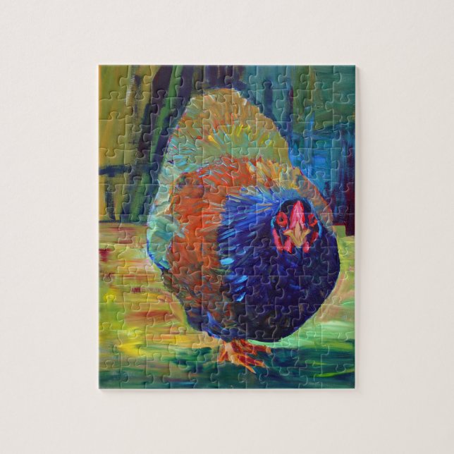 Puzzle Art impressionniste de poulet (Vertical)