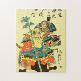 Puzzle Art japonais - deux samouraïs dans la pleine