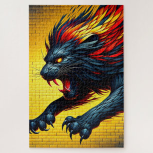 Puzzle Art Lion