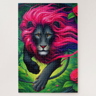 Puzzle Art Lion